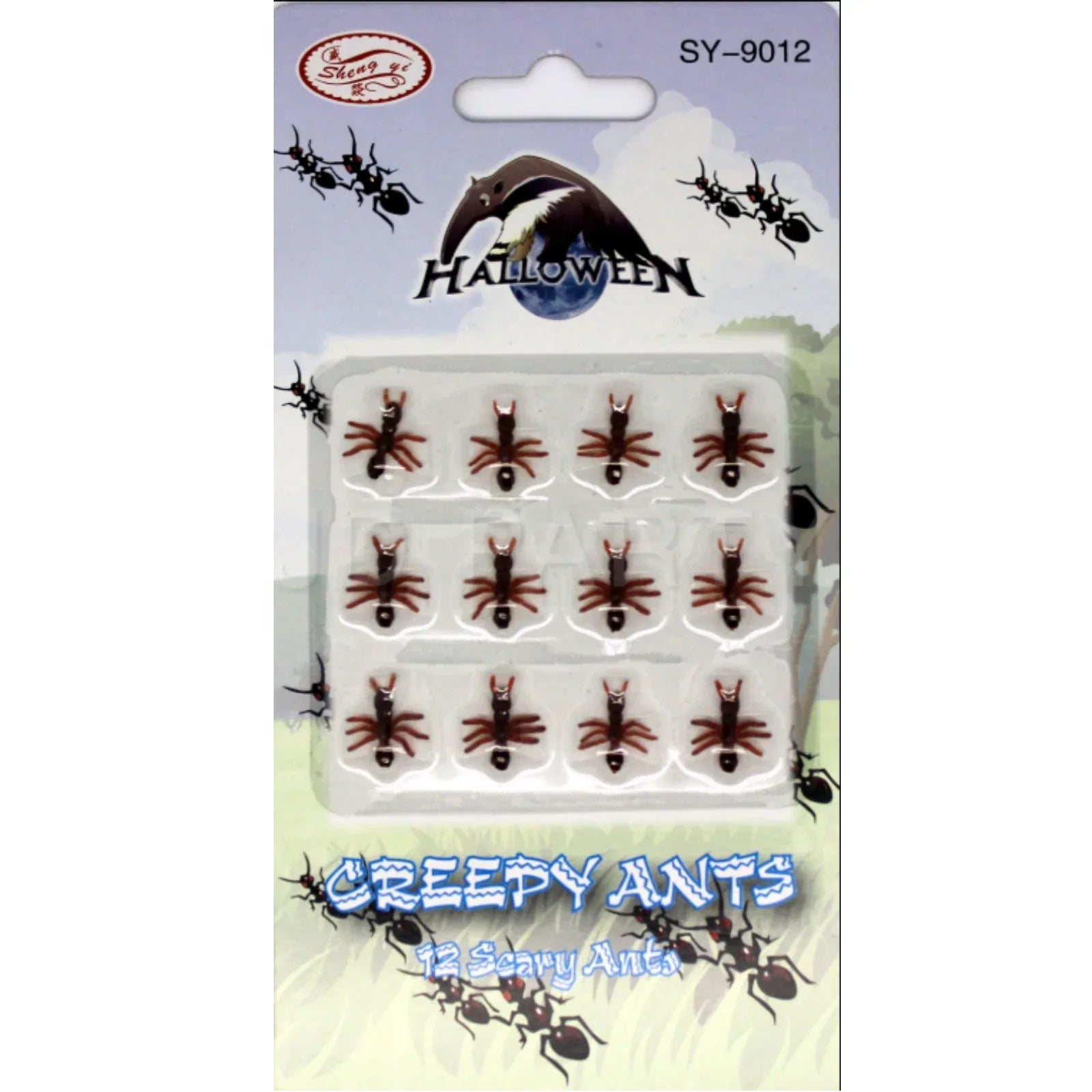 MINI FAKE ANTS Trick Halloween Scary Creepy Joke Prank Small Gag Toy Bug - 72 Ants - Mekamart Australia