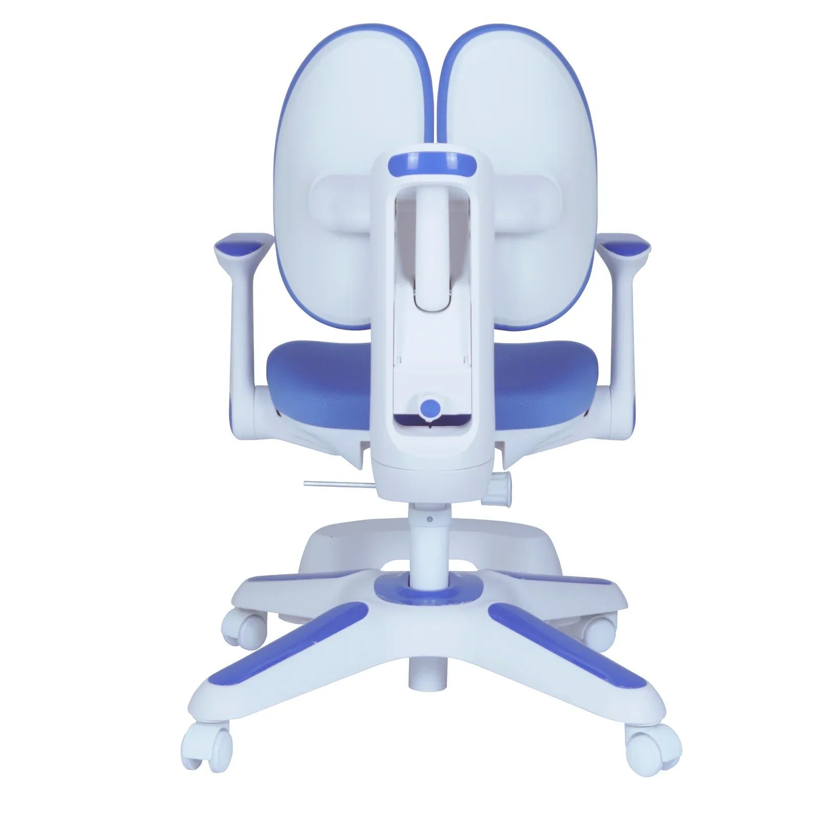 Ergonomic Children Kids Study Chair Set of 6 Height Adjustable - Blue - Mekamart Australia