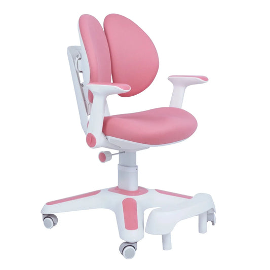 Ergonomic Children Kids Study Chair Set Height Adjustable - Pink - Mekamart Australia