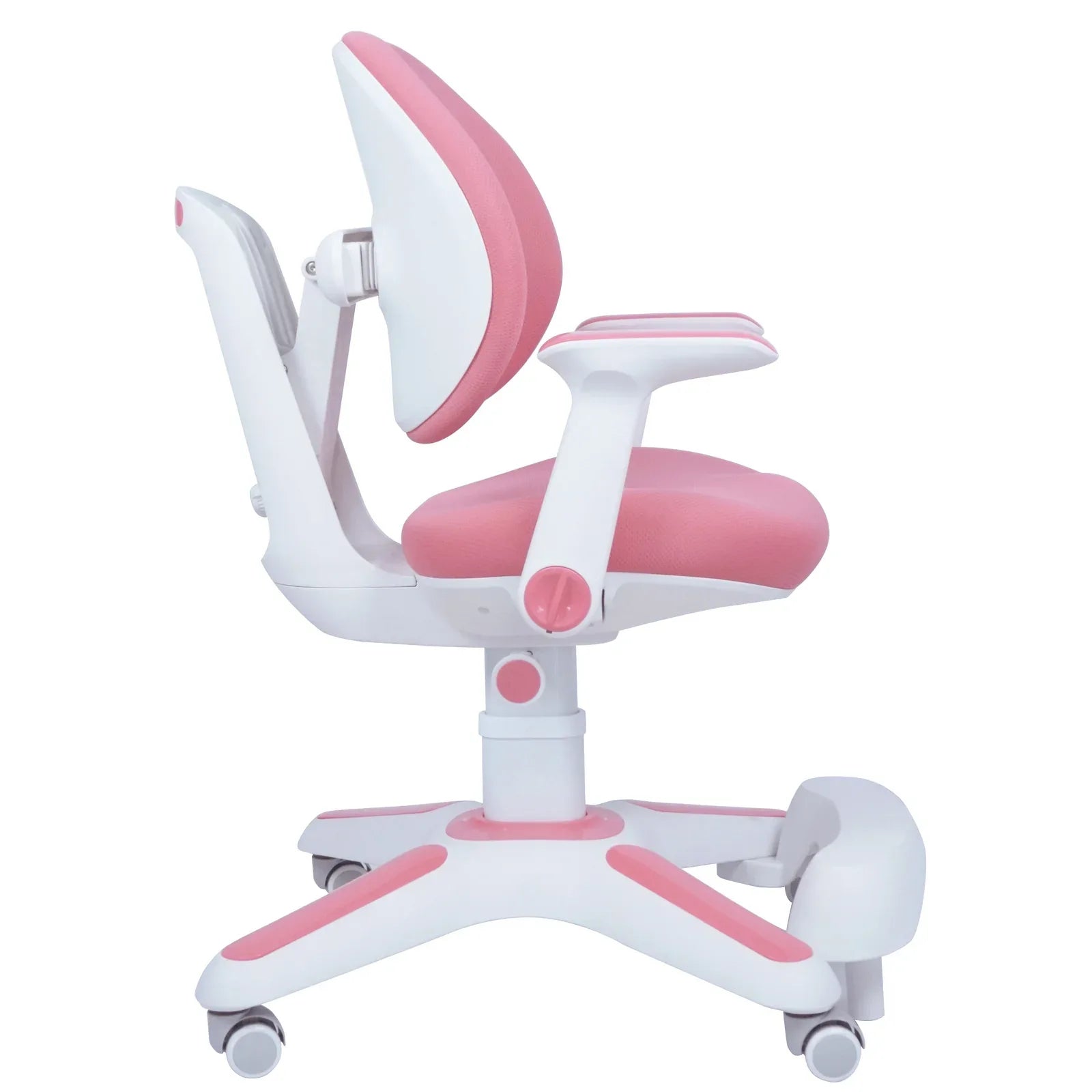 Ergonomic Children Kids Study Chair Set Height Adjustable - Pink - Mekamart Australia