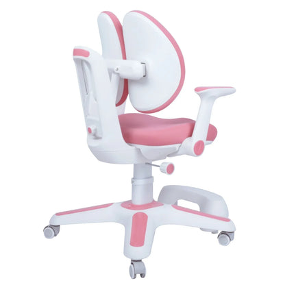 Ergonomic Children Kids Study Chair Set Height Adjustable - Pink - Mekamart Australia
