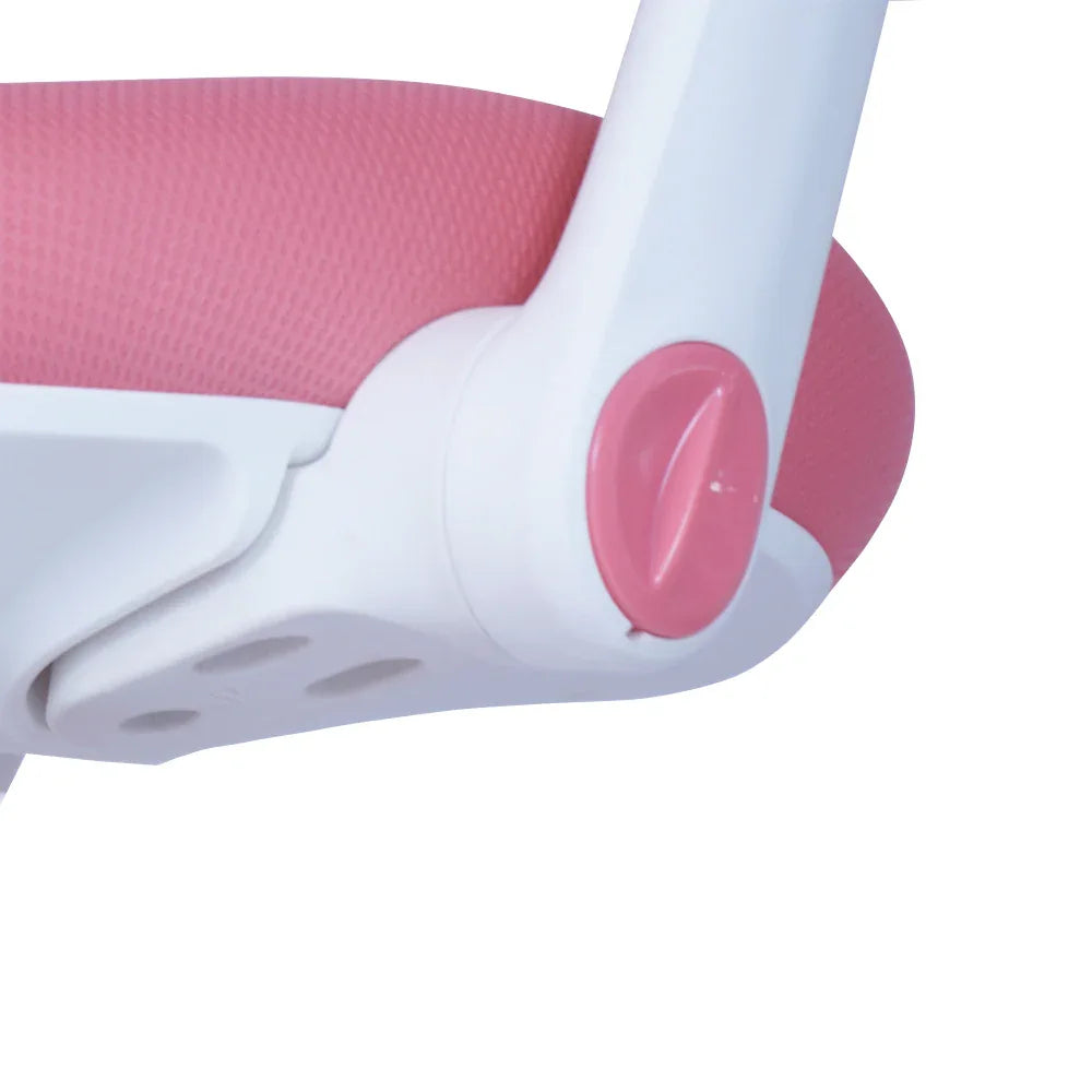 4x Ergonomic Children Kids Study Chairs Height Adjustable - Pink - Mekamart Australia