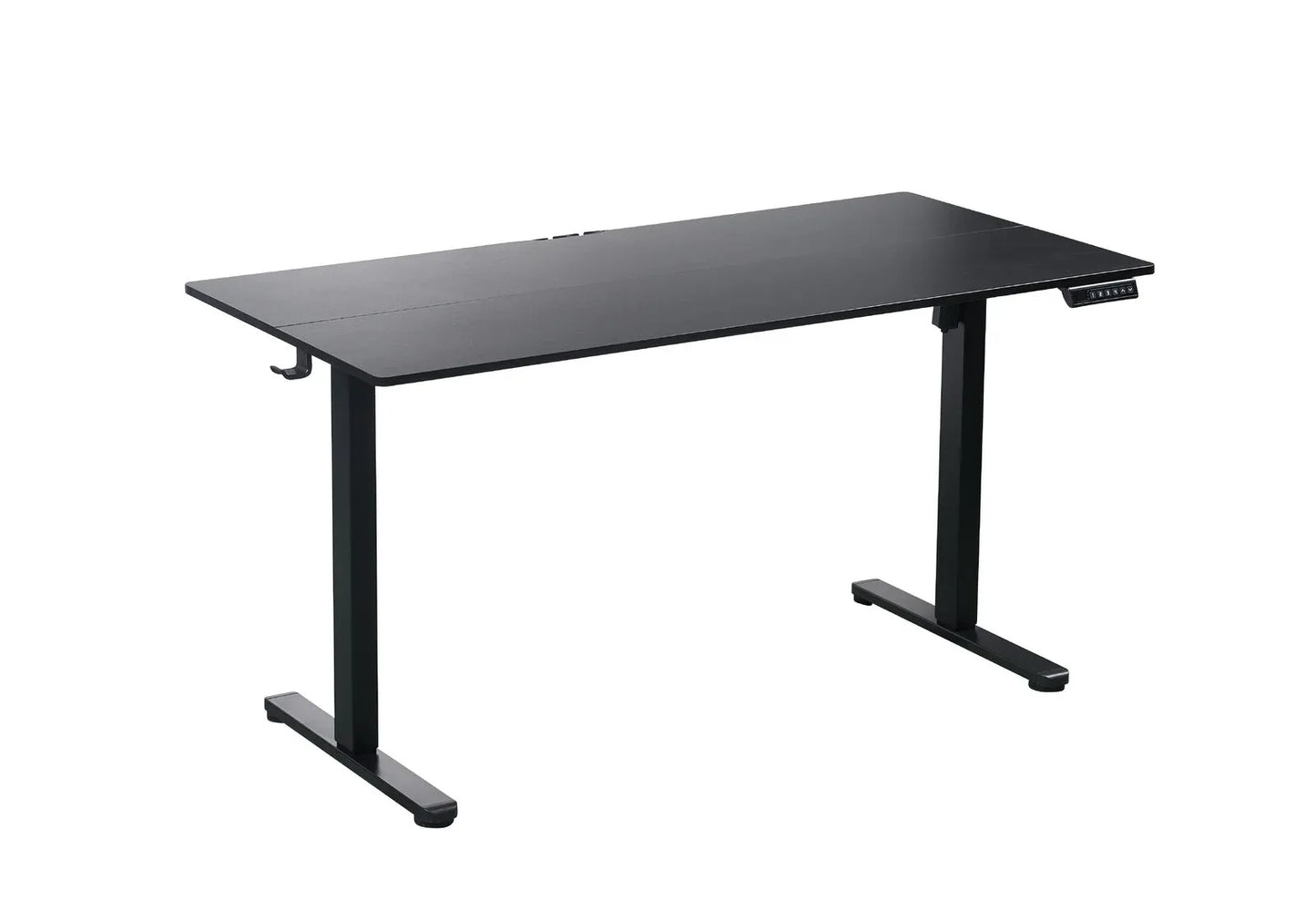 Ergonomic Kids Study Chair & Adjustable Electric Standing Desk Set – Blue Chair & Black Desk - Mekamart Australia