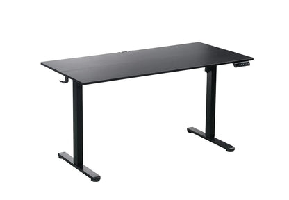 Ergonomic Kids Study Chair & Adjustable Electric Standing Desk Set – Blue Chair & Black Desk - Mekamart Australia