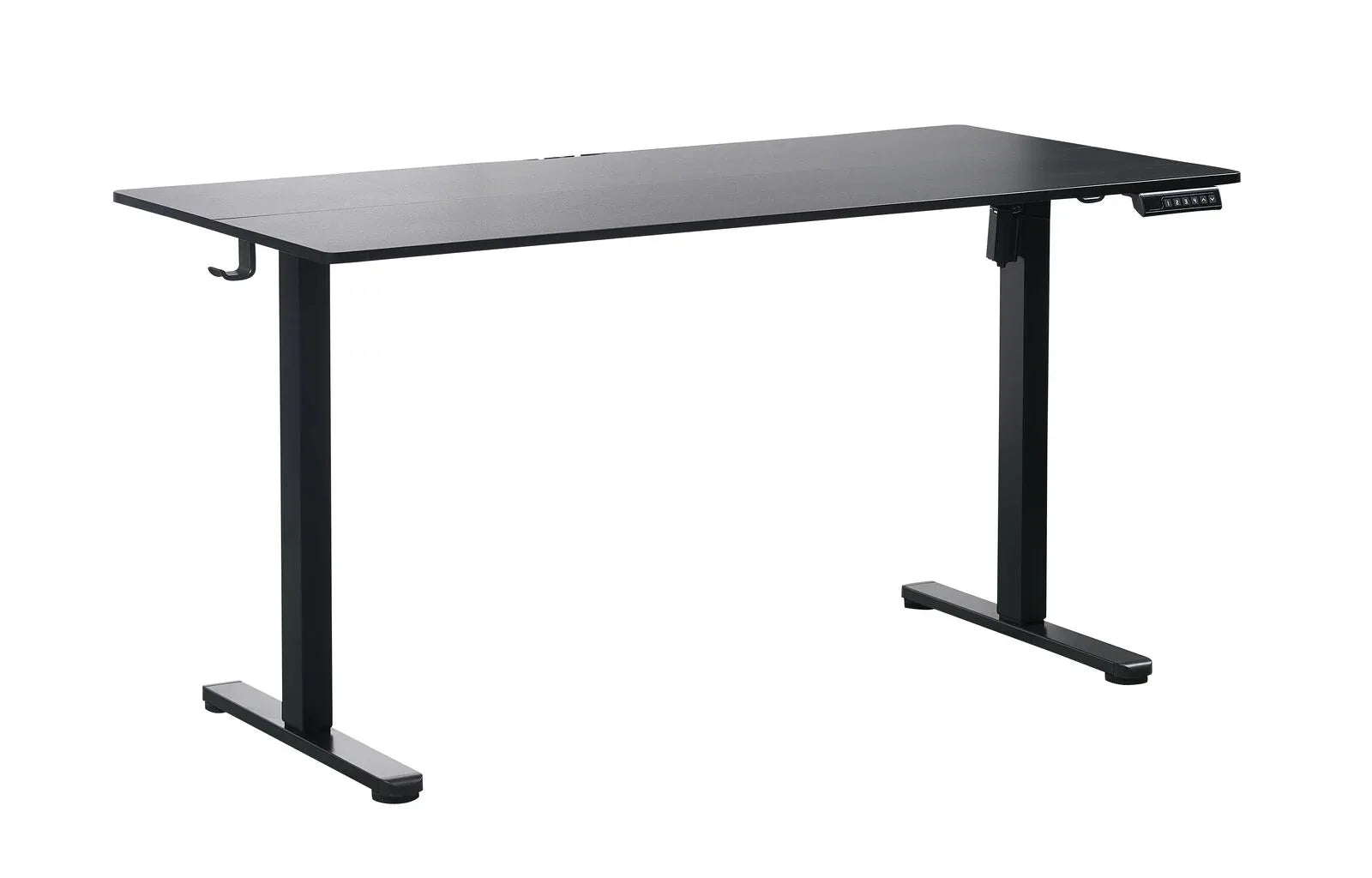 Ergonomic Kids Study Chair & Adjustable Electric Standing Desk Set – Blue Chair & Black Desk - Mekamart Australia