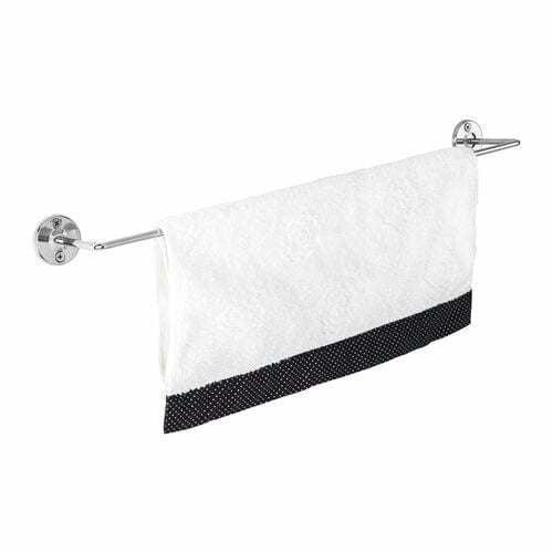 6x 610mm Chrome Towel Rail Stainless Steel Holder Rack - Mekamart Australia