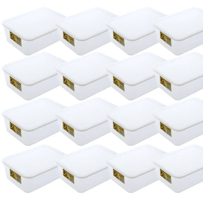 16x 5L Food Storage Containers w/ Lids Bulk Lot - Made in Australia - Mekamart Australia