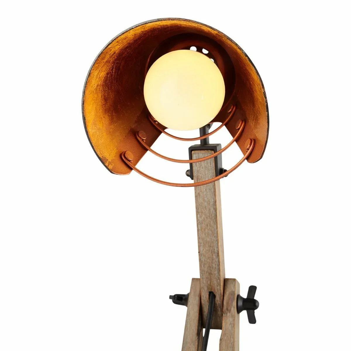 Scandi Modern Natural Wooden Table Lamp Rustic Retro Designer Vintage Light - Mekamart Australia