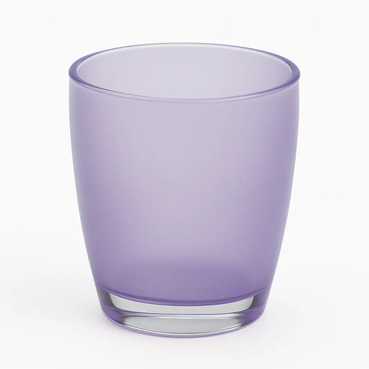 Bathroom Toothbrush Holder Caddy Storage Organizer Oval Tumbler Cup in Purple - Mekamart Australia