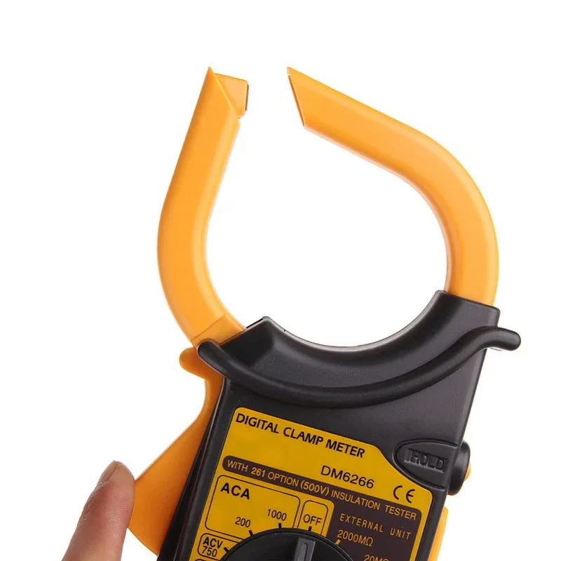 Digital Clamp Meter AC/DC Voltage Resistance Frequency DM6266 - Batteries Incl. - Mekamart Australia