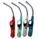 1x Clear Flexible Gas Lighter for BBQ Kitchen Cigarette w/ Safety Lock - Assorted Colours - Mekamart Australia