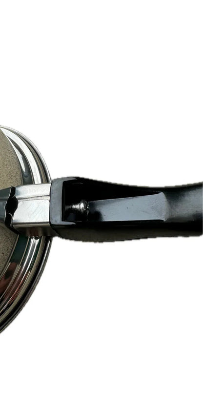 14cm Stainless Steel Milk Pot with Glass Lid Coffee Warmer w Handle - Mekamart Australia