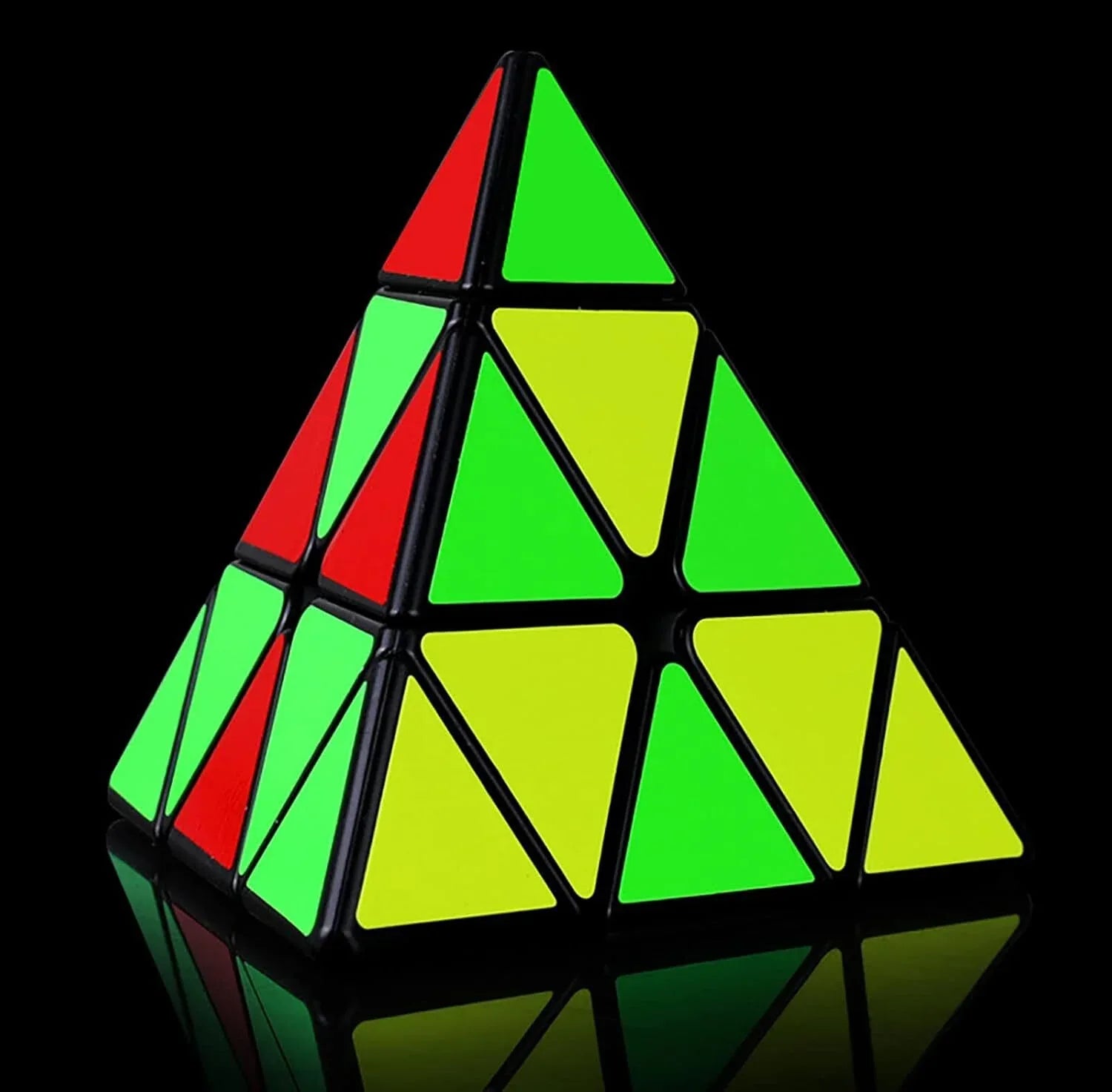 3x3 Triangle Speed Cube Pyramid Brain Teaser Puzzle Magic Educational Toy - Mekamart Australia