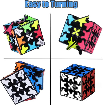 3x3 Square Speed Cube Pyramid Brain Teaser Puzzle Magic Educational Toy - Mekamart Australia