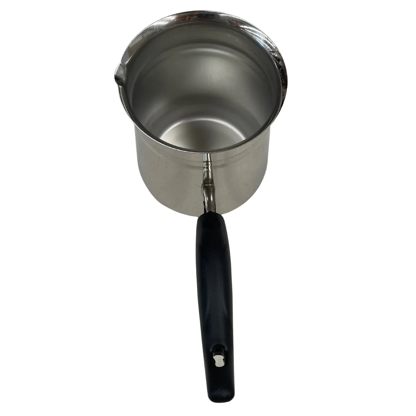 1.2L TURKISH COFFEE POT Milk Warmer Jug w Handle STAINLESS STEEL - Mekamart Australia