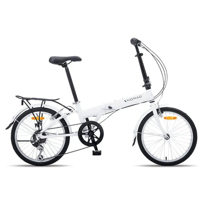 Progear Bikes Nomad Folding Bike 20" in Pearl White