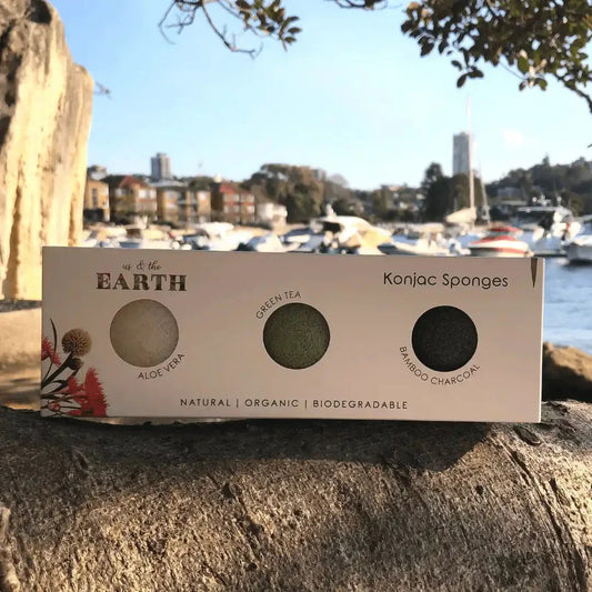 Konjac Sponge Trio - Mekamart Australia