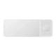 Samsung Wireless Charger Trio Charging Pad with AC Charger - White