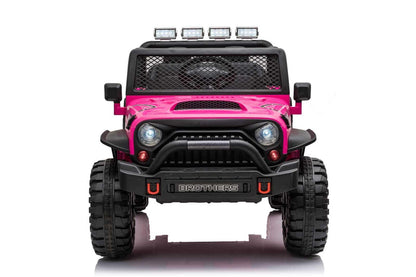 Jeep Off Road Inspired Ride On Car Kids Fairyland Adventure – Pink - Mekamart Australia