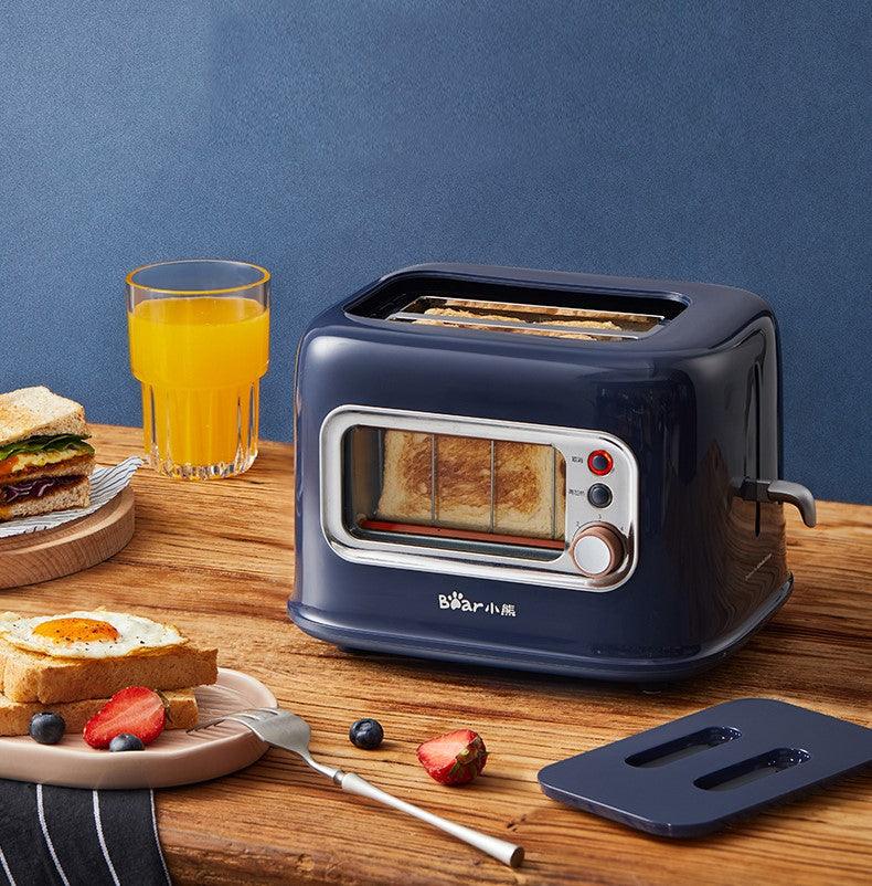 BEAR Double Slots Bread Toaster With Glass Window DSL-C02X1 - Mekamart Australia