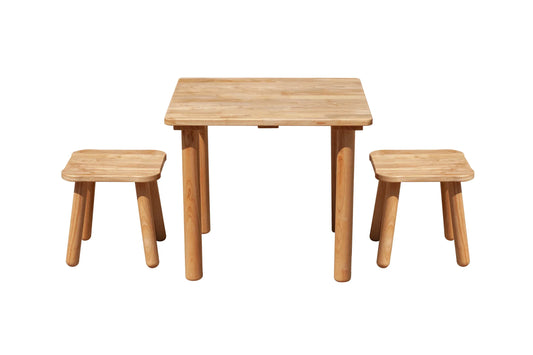 Classic Square table and 2 stools - Mekamart Australia