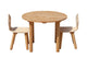 Classic Round table and 2 chairs - Mekamart Australia