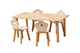 Classic Rectangular table and 4 chairs - Mekamart Australia