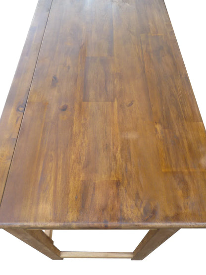 Hardwood Foldable Teen Desk Set (Acacia) - Mekamart Australia