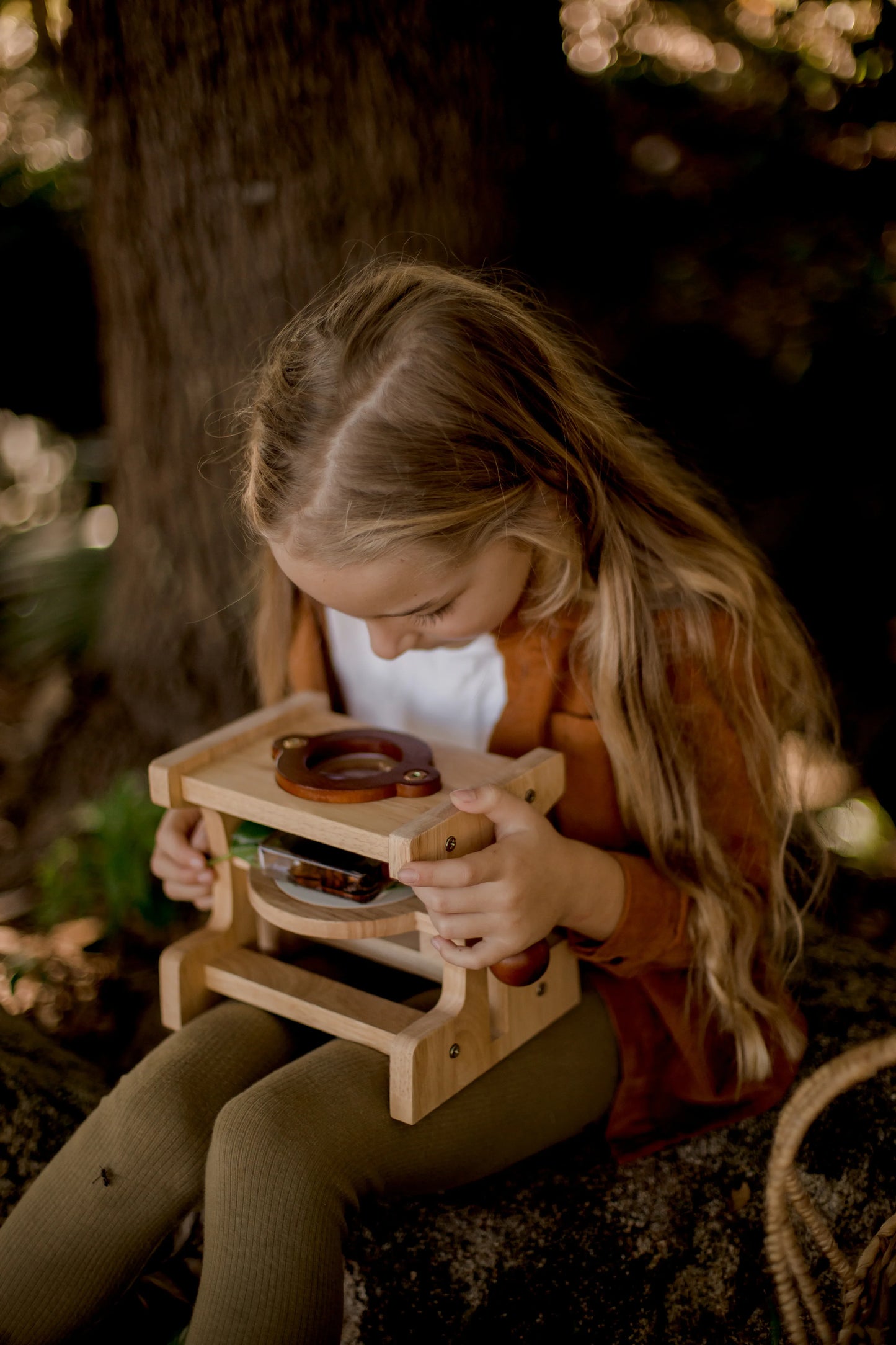 Wooden Microscope - Mekamart Australia