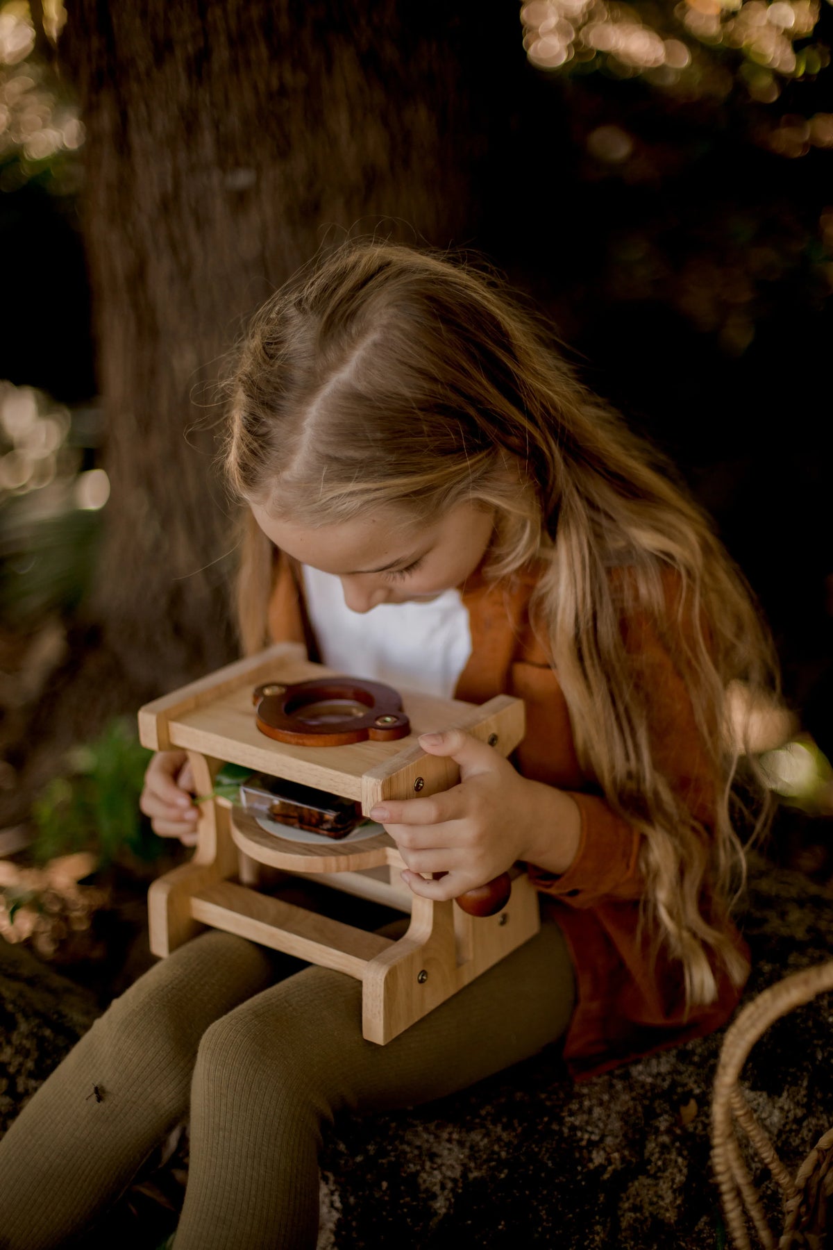 Wooden Microscope - Mekamart Australia