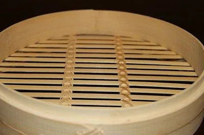 8 Inch Bamboo Steamer Set-2 Steamer Baskets With 1 Lid - Mekamart Australia