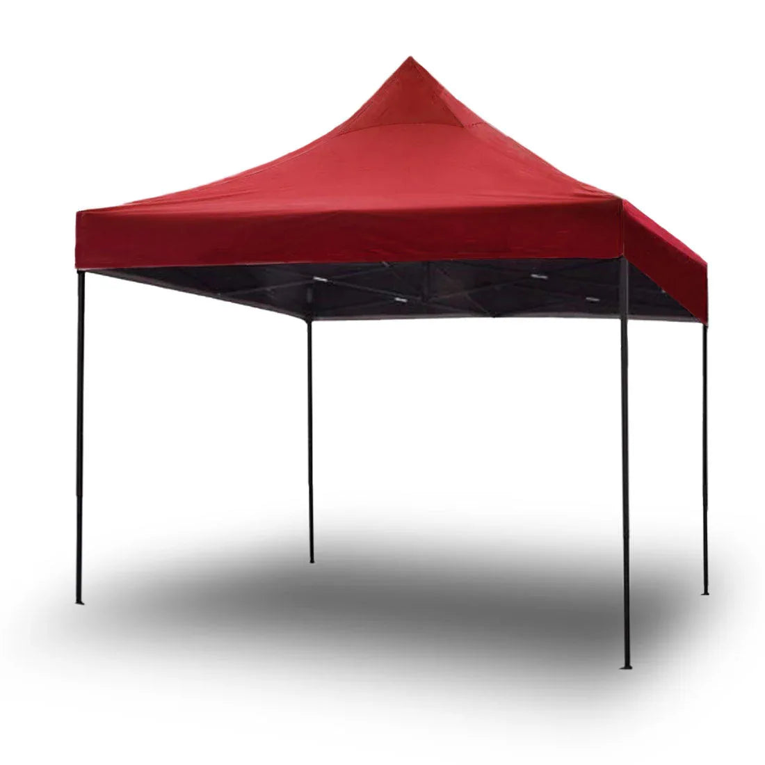 3x3m Pop Up Gazebo Outdoor Tent Folding Marquee Party Camping Market Canopy - red - Mekamart Australia