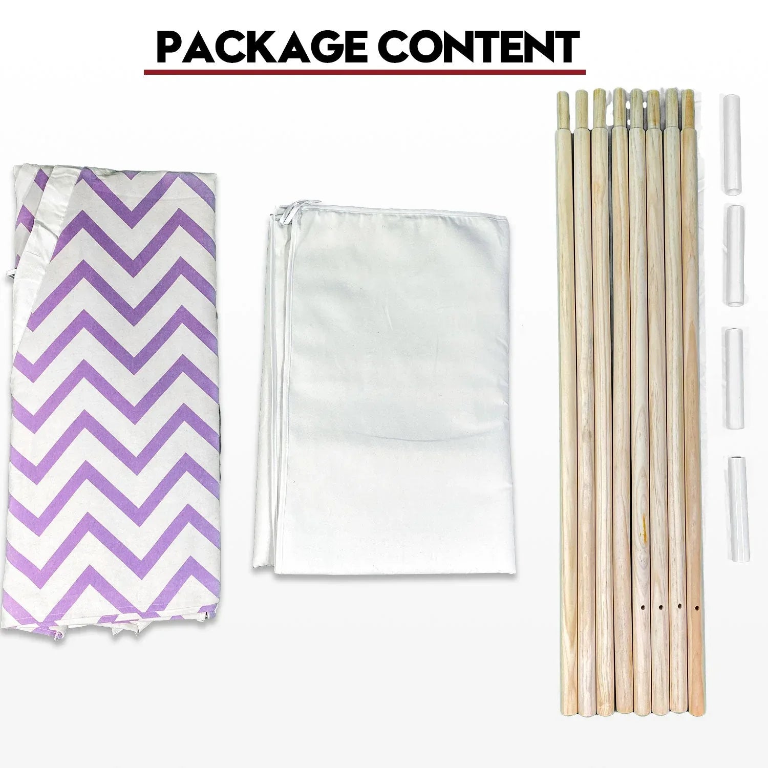 Giant Cotton Canvas Kids Teepee Wigwam Children Pretend Play Tent Indoor Outdoor Party - purple - Mekamart Australia