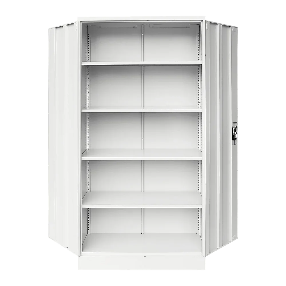 Two-Door Shelf Office Gym Filing Storage Locker Cabinet Safe - Mekamart Australia