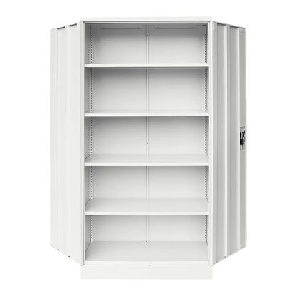 Two-Door Shelf Office Gym Filing Storage Locker Cabinet Safe - Mekamart Australia