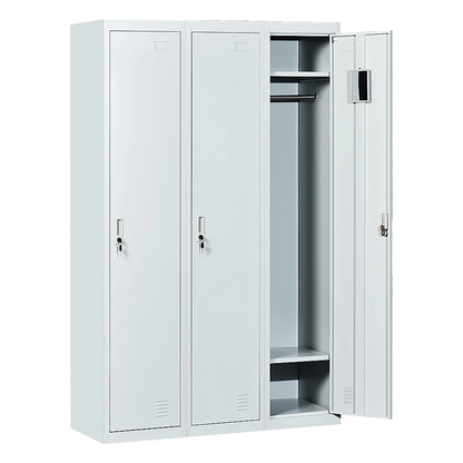Three-Door Side by Side Office Gym Shed Storage Locker - Mekamart Australia