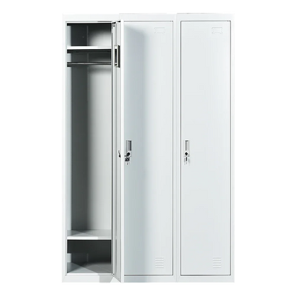 Three-Door Side by Side Office Gym Shed Storage Locker - Mekamart Australia