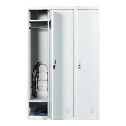 Three-Door Side by Side Office Gym Shed Storage Locker - Mekamart Australia