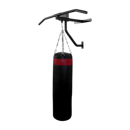 Wall Chin Up & Pull Up Bar with Punching Bag and Speedball Station Combo