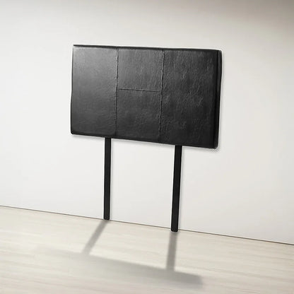 PU Leather Single Bed Headboard Bedhead - Black - Mekamart Australia