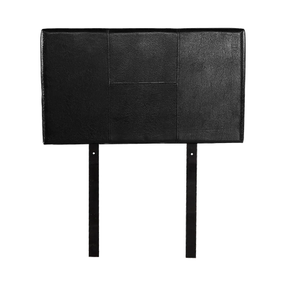 PU Leather Single Bed Headboard Bedhead - Black - Mekamart Australia