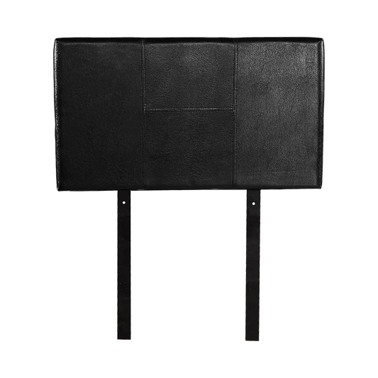 PU Leather Single Bed Headboard Bedhead - Black - Mekamart Australia