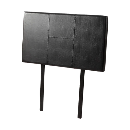 PU Leather Single Bed Headboard Bedhead - Black - Mekamart Australia