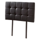 PU Leather Single Bed Deluxe Headboard Bedhead - Black - Mekamart Australia