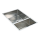 715x440mm Handmade Stainless Steel Undermount / Topmount Kitchen Sink with Waste - Mekamart Australia