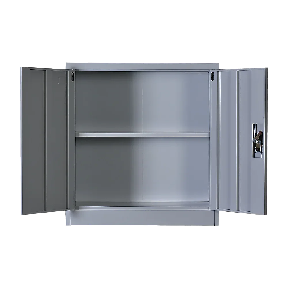 Two-Door Shelf Office Gym Filing Storage Locker Cabinet Safe - Mekamart Australia