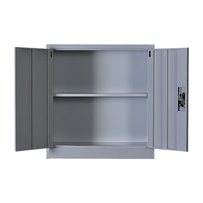 Two-Door Shelf Office Gym Filing Storage Locker Cabinet Safe - Mekamart Australia