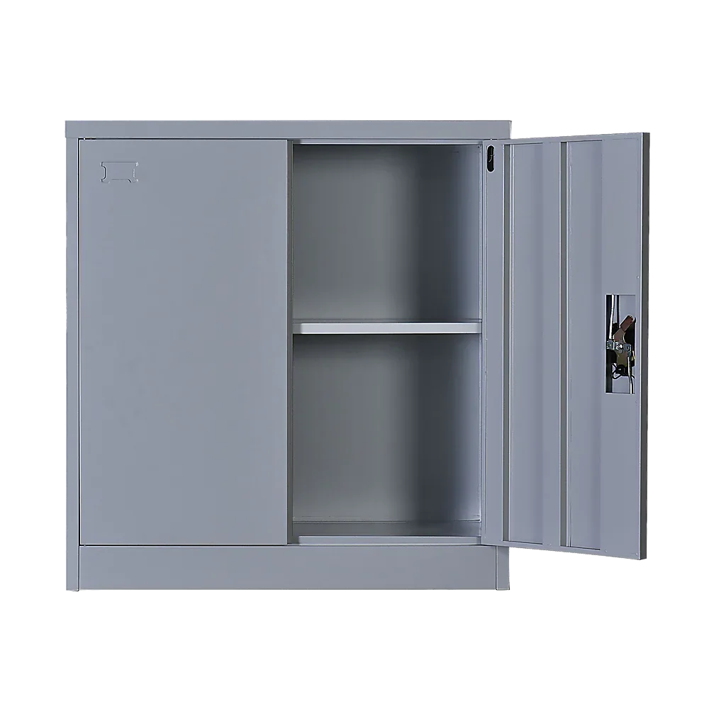Two-Door Shelf Office Gym Filing Storage Locker Cabinet Safe - Mekamart Australia
