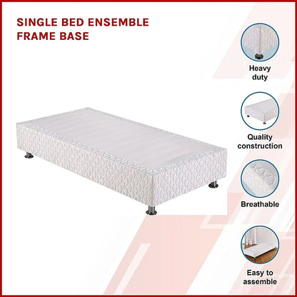 Single Bed Ensemble Frame Base - Mekamart Australia