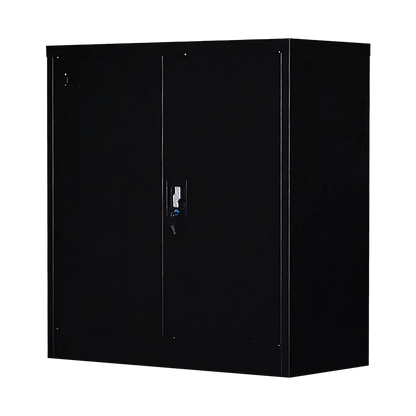 Two-Door Shelf Office Gym Filing Storage Locker Cabinet Safe - Mekamart Australia